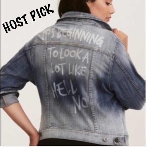 torrid Jackets & Blazers - NEW TORRID DENIM JACKET SIZE 4